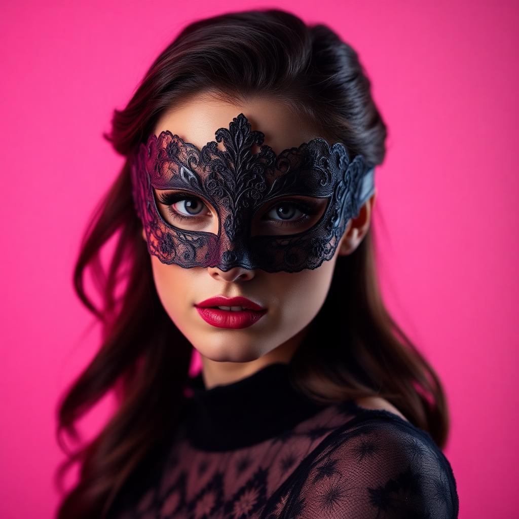 Couple wearing masks